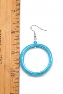 Ceramic Hoop Earrings